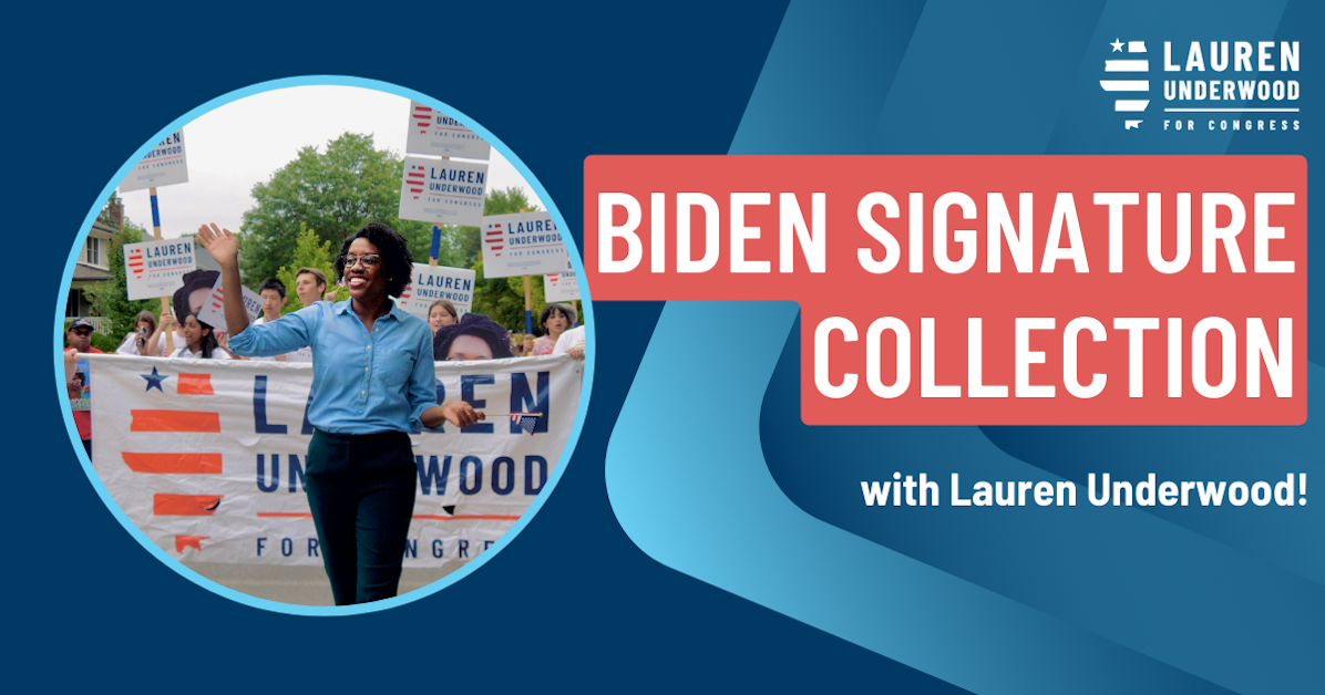 Join Lauren and the Kendall Dems for a Biden Petition Signing and